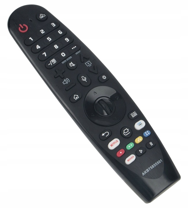 Pilot do TV LG AKB75855501 czarny, jakość jak oryginalny, SMART TV MAGIC