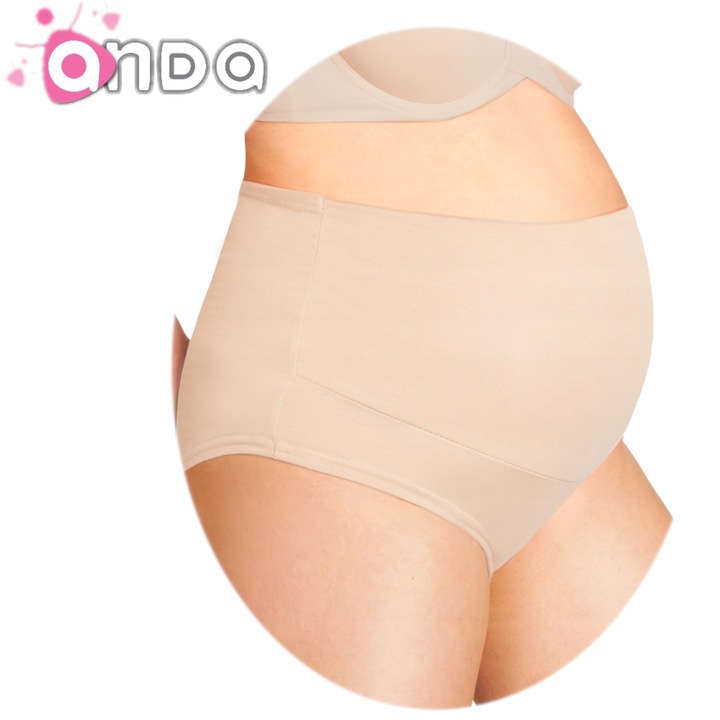 Majtki ciążowe profilowany wysoki panel