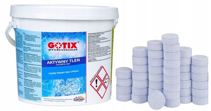 3kg AKTYWNY TLEN 20g TABLETKI TLENOWE BEZ CHLORU CHEMIA DO BASENU BASEN