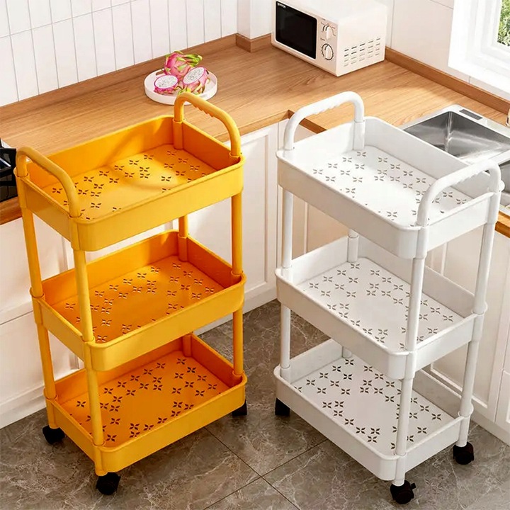 SZAFKA PÓŁKA KUCHENNA ŁAZIENKOWA REGAŁ MOBILNY ORGANIZER WÓZEK NA