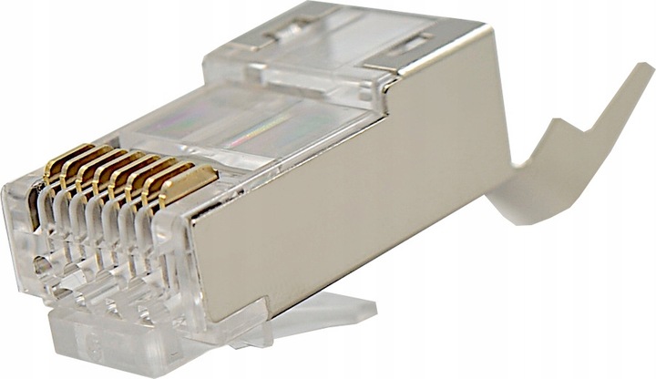 Wtyki RJ45 przelotowy kat 7 FTP pass through 10szt
