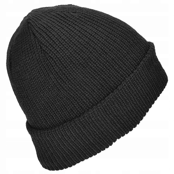 CZAPKA ZIMOWA WOJSKOWA MIL-TEC OCIEPLINA 3M THINSULATE CIEPŁA CZARNA