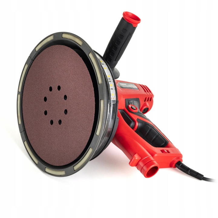 SZLIFIERKA DO GIPSU GŁADZI TYNKÓW TYNKU LED PRO Z ODSYSANIEM PYŁU