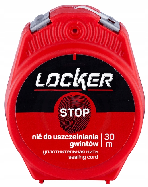 NIĆ NITKA DO GWINTÓW USZCZELNIAJĄCA ZAMIAST PAKUŁ TEFLONU LOCKER 30 mb