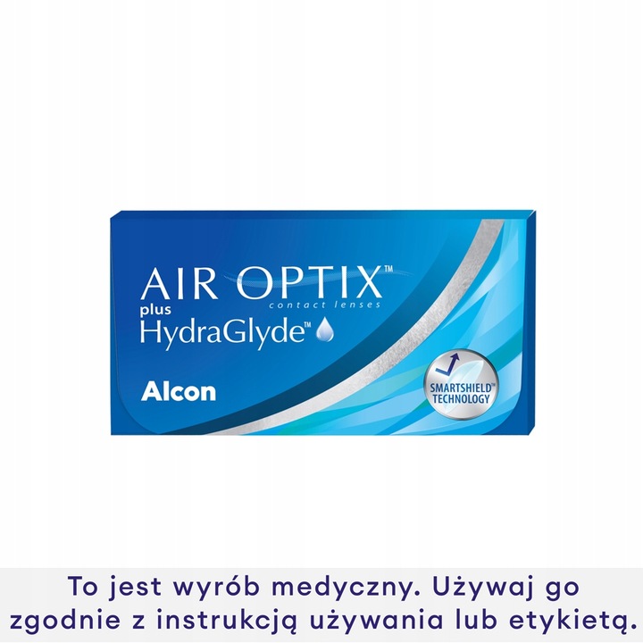 Air Optix Plus HydraGlyde, 3 szt. -2,50