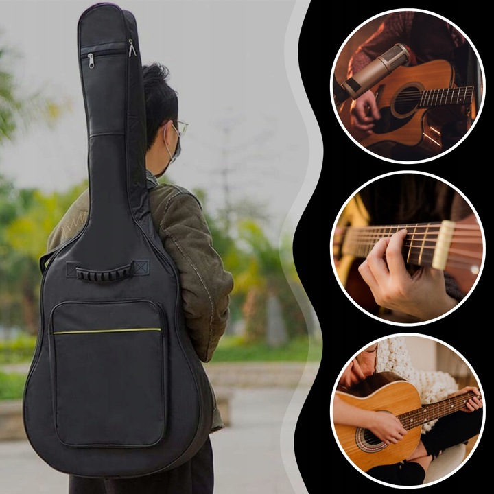 POKROWIEC NA GITARĘ KLASYCZNĄ AKUSTYCZNĄ SZELKI