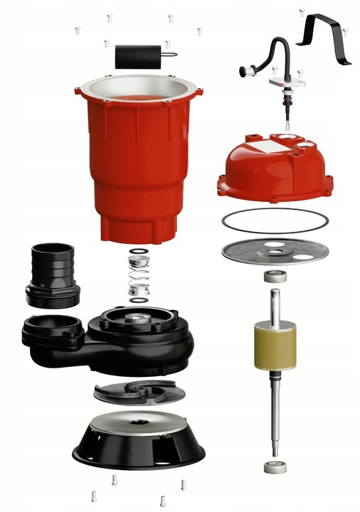 POMPA DO WODY CZYSTEJ SZAMBA BRUDNEJ Z ROZDRABNIACZEM ZATAPIALNA MOCNA