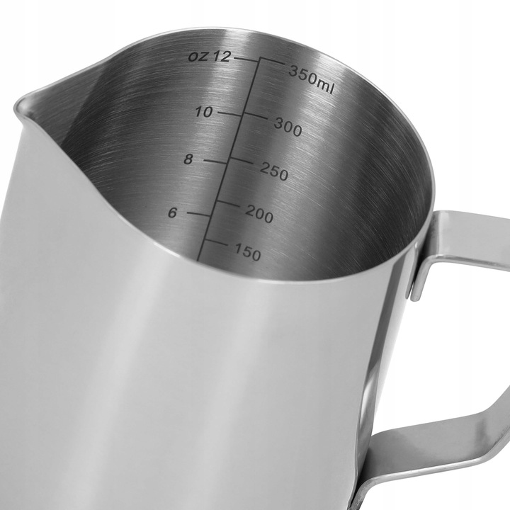 DZBANEK DO SPIENIANIA MLEKA 350 ML MLECZNIK STALOWY STAL NIERDZEWNA