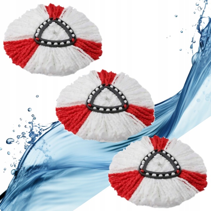 6x WKŁAD DO MOPA VILEDA TURBO OBROTOWEGO MEGA CHŁONNE ZAPAS MIKROFIBRA