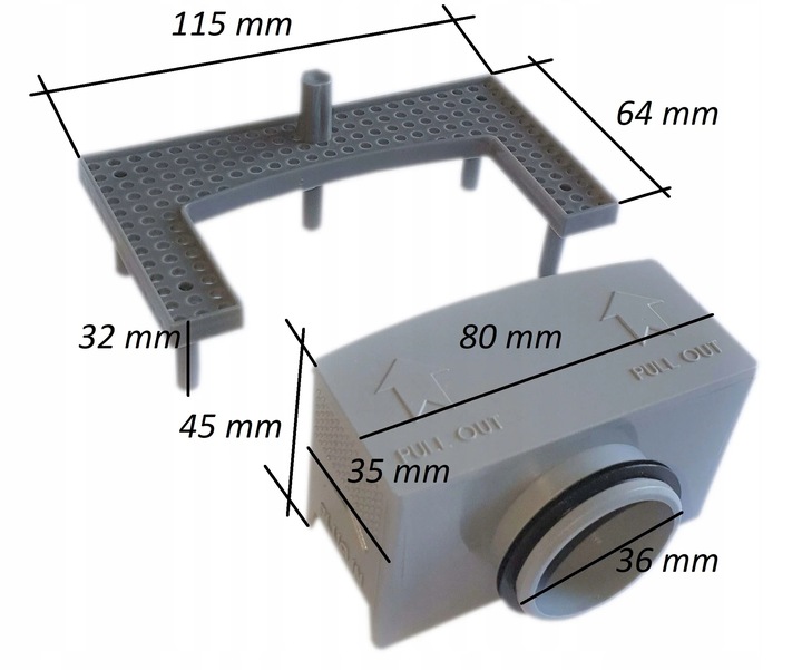 SYFON DO ODPŁYWU LINIOWEGO SITKO DO ODPŁYWU Zestaw Walk in UNIWERSALNY