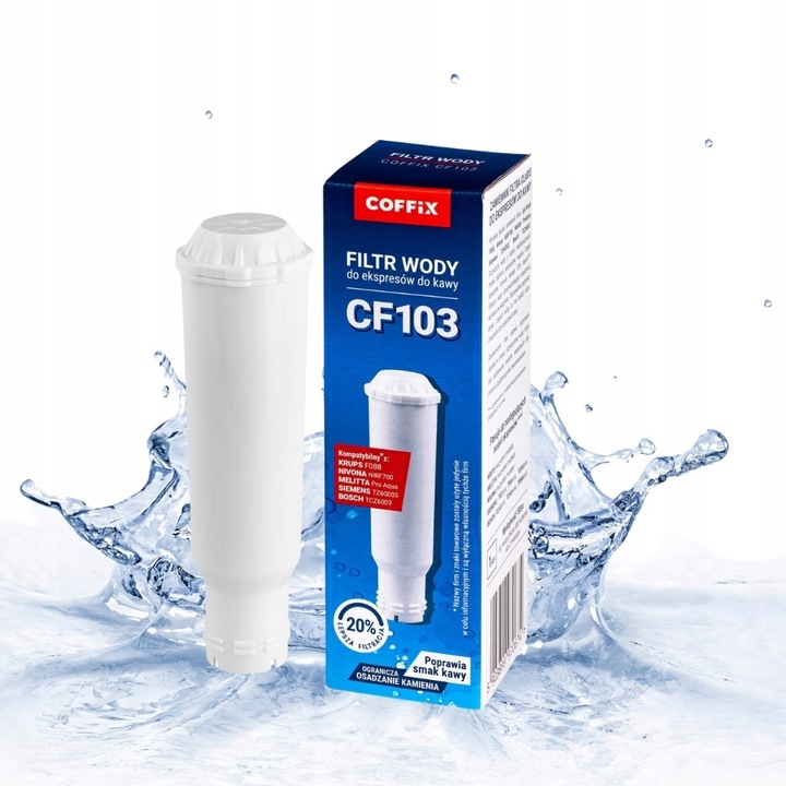 2x FILTR DO EKSPRESU MELITTA KRUPS NIVONA FILTR DO KAWY DO WODY