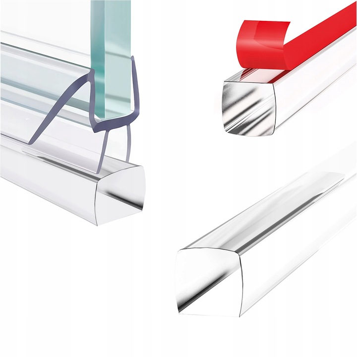 PRÓG AKRYLOWY DO KABINY PRYSZNICOWEJ LISTWA 100cm | 10x10mm |