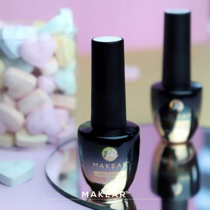 Makear Top No Wipe do paznokci Hard Glass Hartowane Szkło bez przemywania