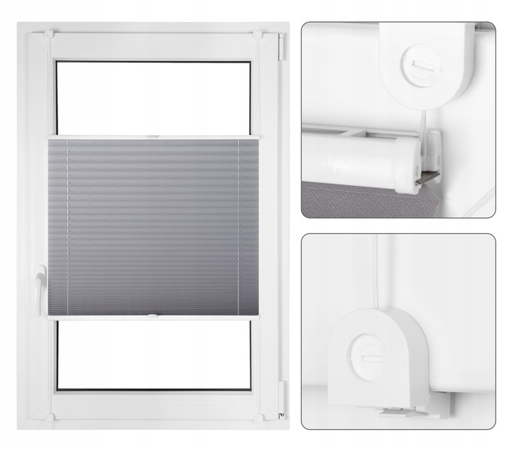 ROLETA PLISOWANA PLISA KLASYCZNA ŻALUZJA NA WYMIAR KOLORY 56x130 cm