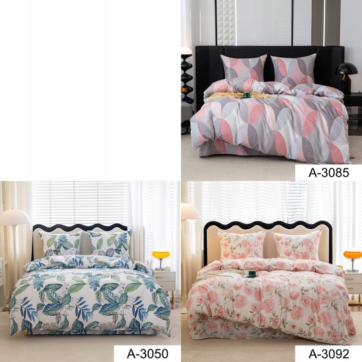 KOMPLET POŚCIEL 140x200 + POSZEWKA DWUSTRONNA DUŻO WZORÓW