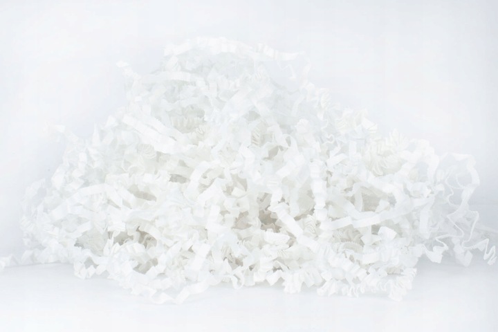 Wiórki papierowe wypełniacz Basic 4mm Białe 1kg