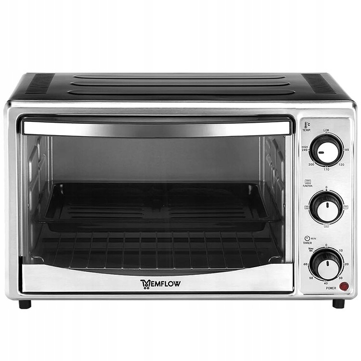 MINI PIEKARNIK PIECYK ELEKTRYCZNY Z TERMOOBIEGIEM DO PIECZENIA 25L