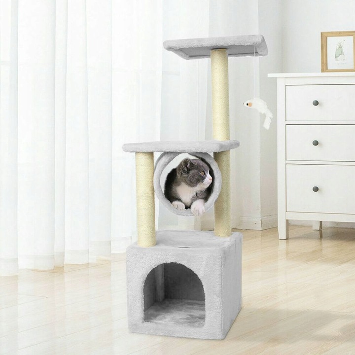 DRAPAK DLA KOTA KOTÓW DOMEK LEGOWISKO SŁUPEK 92CM