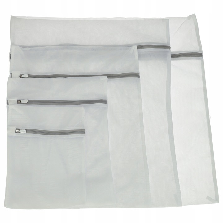 WOREK SIATKA DO PRANIA BIELIZNY SKARPET UBRAŃ WORECZEK Z ZAMKIEM 9 SZTUK