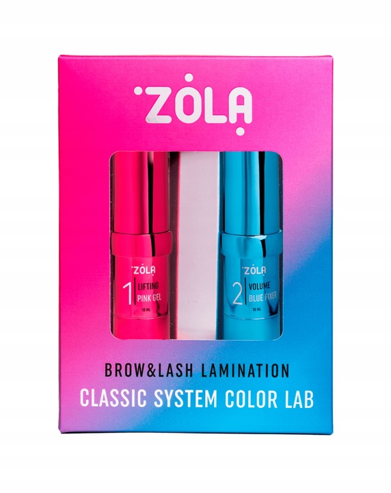 Zola Zestaw do laminacji Brow&Lash Lamination Classic System Color Lab 1+2