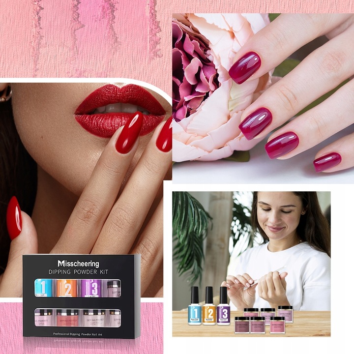 Nicole Diary Proszek do manicure tytanowego dip powder 6 kolory