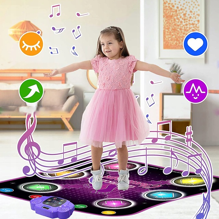 MATA DO TAŃCA INTERAKTYWNA MATA DO TAŃCA RODZIC-DZIECKO BLUETOOTH 5 TRYBY