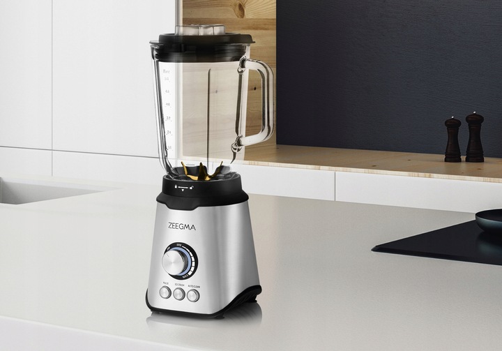 BLENDER KIELICHOWY SZKLANY 1,75L DUŻY sok warzyw owoców koktajli KRUSZY LÓD