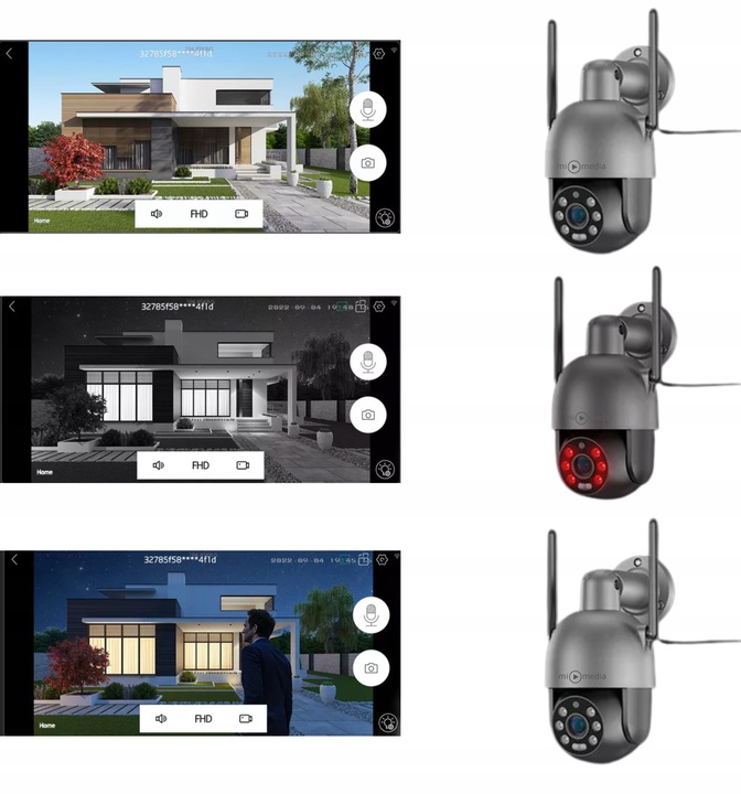 KAMERA OBROTOWA IP WiFi ZEWNĘTRZNA 8MPx ULTRA HD 6x ZOOM DETEKCJA 4K ICsee