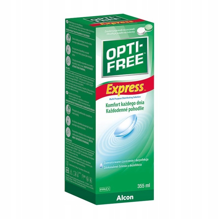 OPTI-FREE EXPRESS 355ML PŁYN DO SOCZEWEK KONTAKTOWYCH