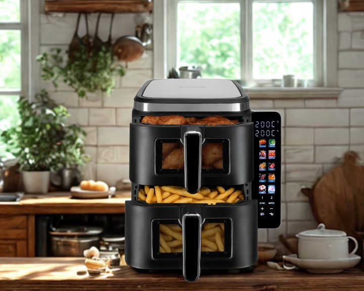 FRYTKOWNICA PIONOWA BEZTŁUSZCZOWA AIRDWELLER 2800W 11L XXL AIR FRYER