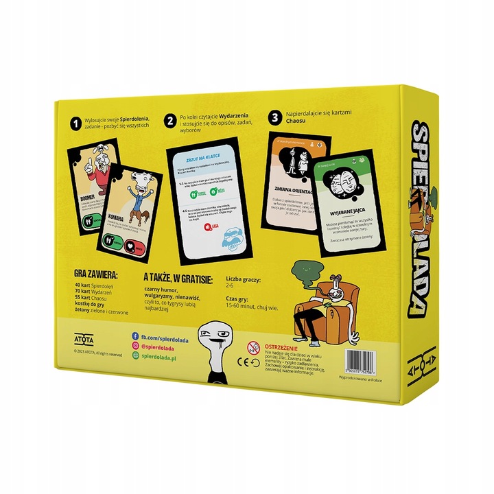 Gra Imprezowa Spierdolada 18+