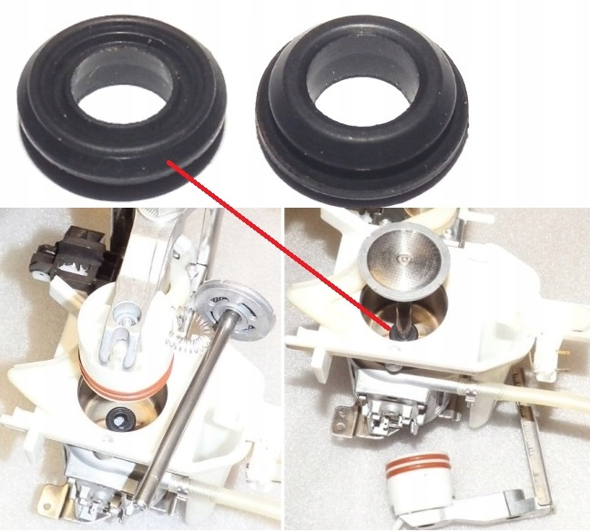 Zestaw 20 elementów tabletki smar uszczelki Krups EA80 EA81 EA82 EA85