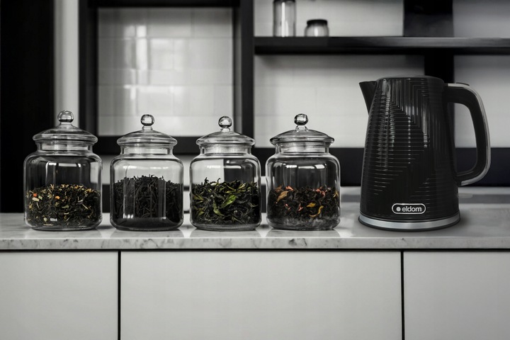 CZAJNIK ELEKTRYCZNY BEZPRZEWODOWY CZARNY 2200W 1,7l STRIX ELDOM C320C