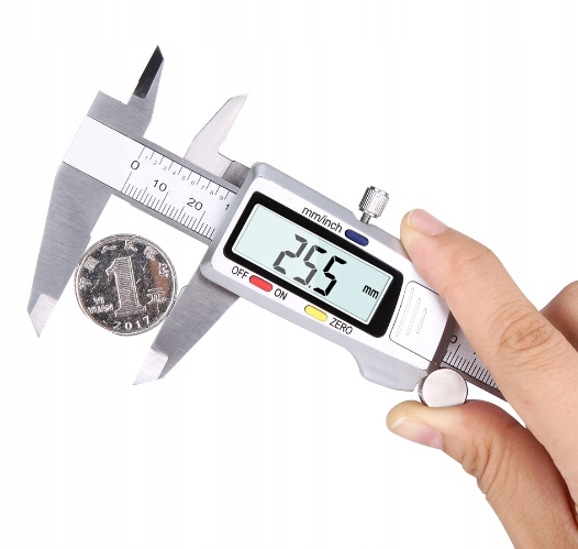 DOKŁADNA Suwmiarka elektroniczna ZE STALI NIERDZEWNEJ cyfrowa 0-150mm