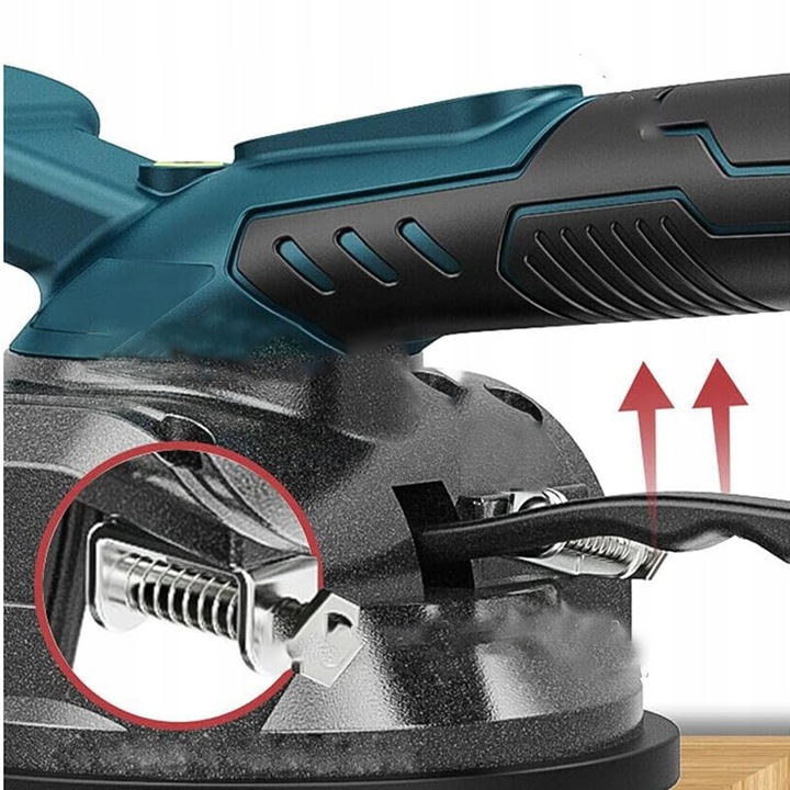 PRZYSSAWKA WIBRUJĄCA DO PŁYTEK WIBRATOR DO POZIOMOWANIA 2xAKU MOCNA 21V PRO