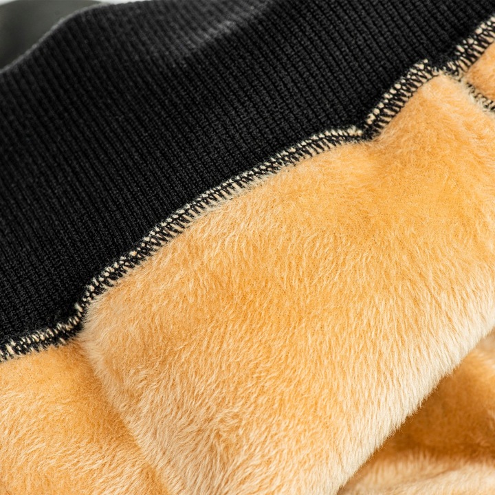 Ciepłe zimowe grube rajstopy termiczne ocieplane z futerkiem 500 den r L/XL