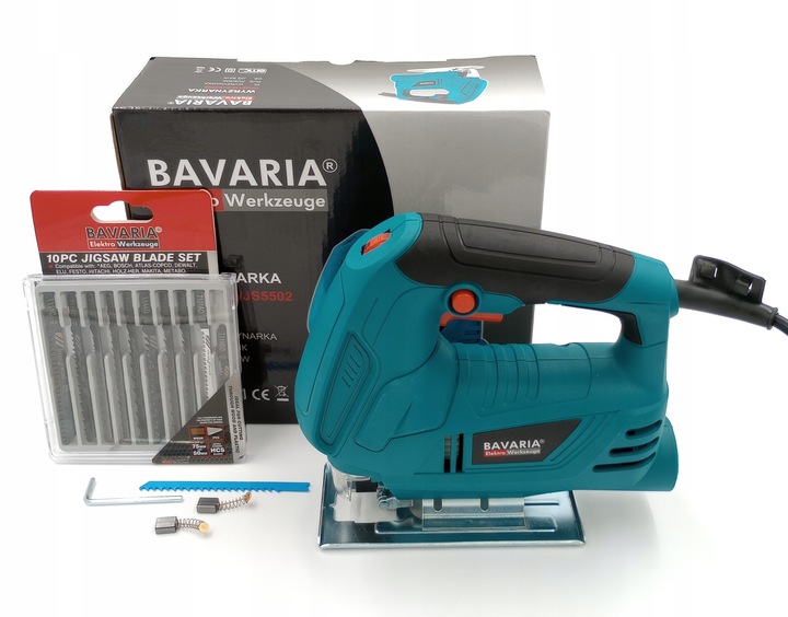 WYRZYNARKA PRZECINARKA PIŁA DO DREWNA + 11 NOŻY BAVARIA