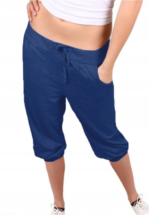 SPODNIE rybaczki ALLADYNKI duże A80 cappucino 4XL