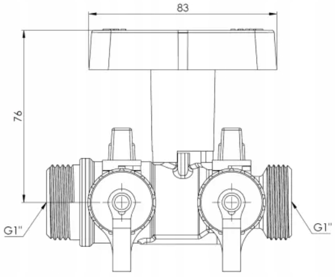 AFRISO Zawór do napełniania i płukania instalacji AFC armatura 1"