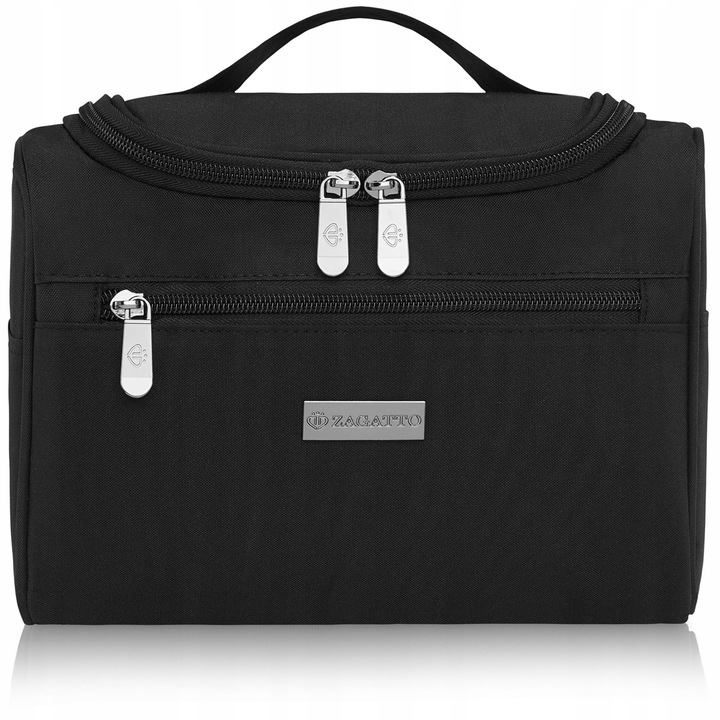 Kosmetyczka podróżna wisząca pojemna damska męska organizer czarny