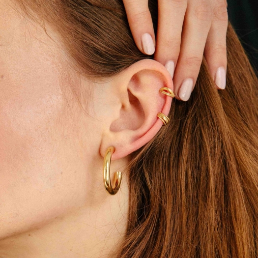 Nausznica pozłacana potrójna ANIA KRUK