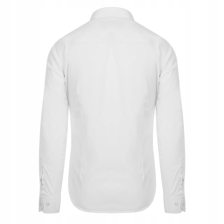 KOSZULA BIAŁA ELEGANCKA KLASYCZNA - BAWEŁNA 42/43