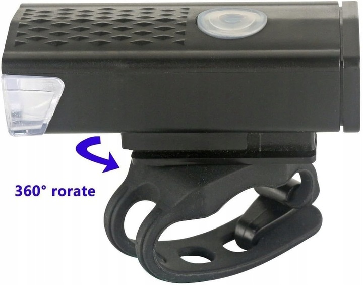 LAMPKA ROWEROWA LED PRZÓD + TYŁ OŚWIETLENIE ROWER