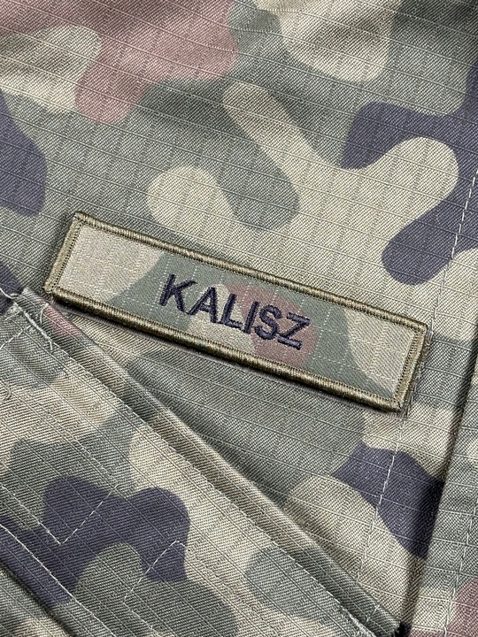 IMIENNIK nazwisko na mundur x 6 szt. ramka KHAKI, identyfikator na RZEP