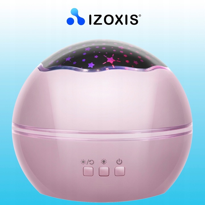 Lampka Nocna 2w1 Projektor Nieba Gwiazd Obrotowa