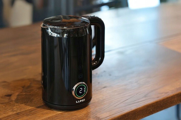 CZAJNIK ELEKTRYCZNY LUND 2200W 1,7L CZARNY Z REGULACJĄ TEMPERATURY