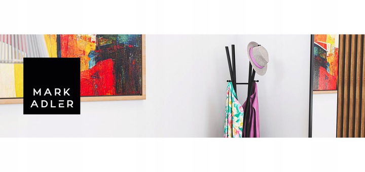 Stojak na ubrania MARK ADLER wieszak na odzież kurtki 12 haczyków