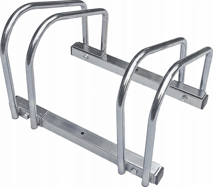 STOJAK NA 2 ROWERY PARKING ROWEROWY UCHWYT NA 2 STANOWISKA STAL NIERDZEWNA