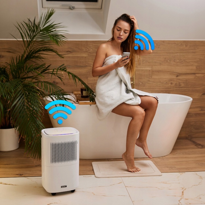 Osuszacz powietrza Pochłaniacz wilgoci Yoer 12L/24h +WiFi +TIMER +higrostat