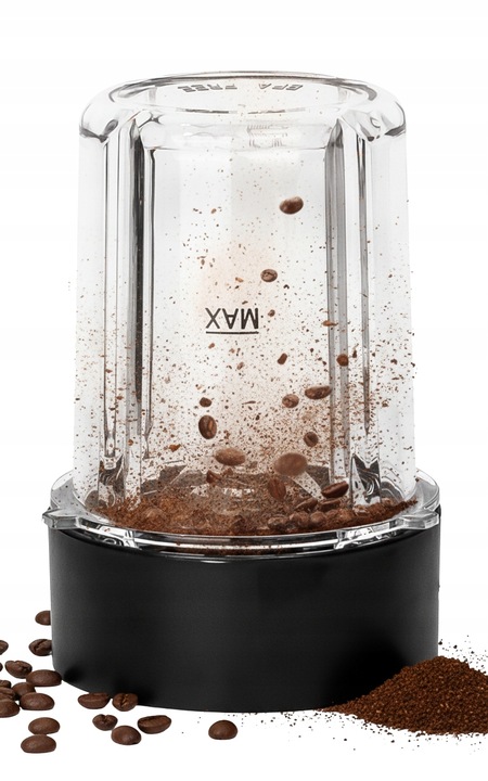 Blender kielichowy do SMOOTHIE KOKTAJLI szklany MŁYNEK do kawy KRUSZY